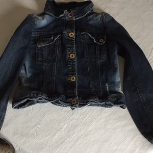 DKNY jeans mini jean jacket